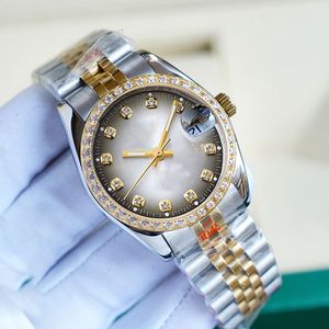 Leisure Ladies Watch 31mm 36mm 41mm Fashion Dial Par Watches Rostfritt stål Rem Business Wristwatch