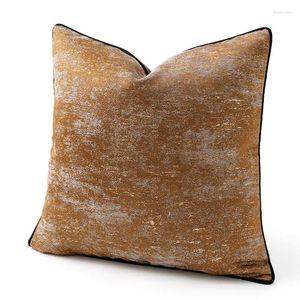 Kudde Brown Pillows Modern Luxury Case 45x45 50x50 Filling Decorative Cover For Sofa Chair Room Home Decorations