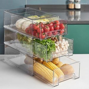 Storage Bottles Convenient Fridge Drawer Box Efficient Sealed Container Reliable Stackable Freezer Organiser Case