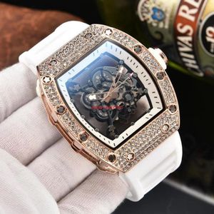 Diamond New Hollow Out Personality Tiger Head Watch Ceramic Oil Quartz Walk Unisex Watch2854