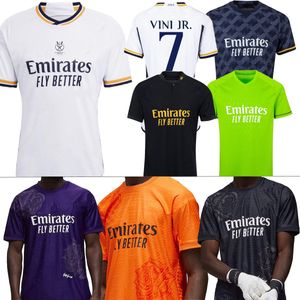 2023 2024 Bellingham Vini Jr Y-3 Reals Madrids Jersey Mbappe Kid Kit 23/24 Home Away Away Y3 Purple Football Shirt Supercopa Modric Rodrygo goleiro 4xl