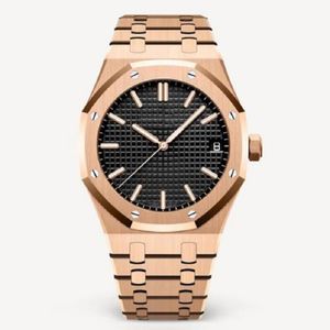 Męski projektant designer luksusowy ruch automatyczny zegarki o wysokiej jakości różowe rozmiar 42 mm 904L Pasek ze stali nierdzewnej Wodoodporny szafirowy szafirowy Orologio.