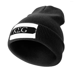 Berets KEG Fake Fraternity College Design Knitted Cap Military Man Luxury Hat Brand Beach Women's Golf Clothing Men's