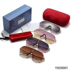 Luxur Top Quality Classic Pilot 23002 Cyclone Sunglasses Designes Brand Fashion Mens Womens Sun Glases Eyewear Metal Glass Lenses with Box