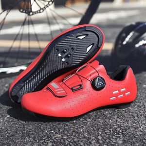 Cykelskor Flat Mtb Speed ​​Route Sneakers Män kvinnor vägcykel skor racing cykel spd cleat cleat