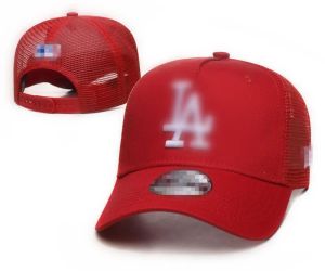 Högkvalitativ modeboll Caps Letter Snapback Baseball Cap Men Women Hip Hop Mesh Fabric Mesh Trucker Hat L13