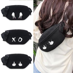 Waist Bags Wallet Purse Casual Zipper Sports Large Phone Belt Bag Women Pack Pouch Print Travel Motorcycle Crossbody Shoulder