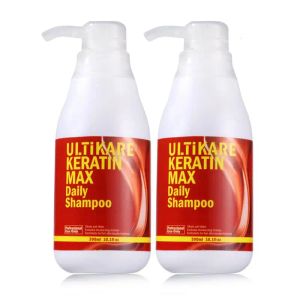 Trattamenti 11.11 2 pezzi Hot Set Nuovi prodotti lisci e lucenti 300ML Shampoo quotidiano alla cheratina dopo aver stirato i capelli Spedizione gratuita