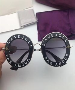 0113S Round Metal Frame Sunglasses Men Women Famous Brand Sunglasses Fashion Retro Round Sunglasses 2019 Women Brand Designe7629875