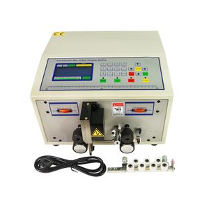 SWT508-SDB Computer Automatische Peeling-Abisolierschneidemaschine, geeignet für Einzel- oder Doppeldraht 0,1-6 mm2 AWG10-AWG28 220/110 V