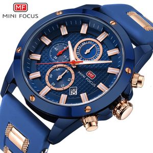 Orologio da uomo sportivo luminoso al quarzo impermeabile di marca MINIFOCUS 0089G