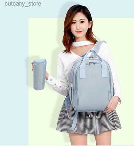 Transportadoras Slings Mochilas Mummy Bag Moda Multi-funcional Grande Capacidade Mulheres Grávidas Sair Carregando Baby Carrier Bag Mochila L240318