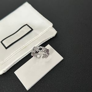 925 Diamentowy Pierścień Pierścień Luksusowe biżuterię Water Diamond Jewelry Capstone Pierścień Pierścień Designer Biżuteria