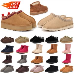 designer mini bota de tornozelo austrália homens mulheres crianças plataforma flats botas tazz tasman chinelos inverno slides azul clássico ultra botas de neve tênis ao ar livre