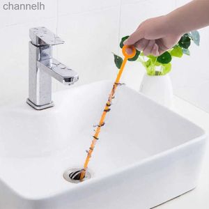 Outras ferramentas de limpeza doméstica acessórios cozinha esgoto escova toalete draga tubo cobra banheiro dragagem para pia 240318