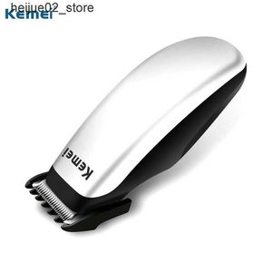 Electric Shavers Kemei New Electric Hair Clipper Mini Hair Trimmer Barber Cutting Machine Beard Razor For Men Style Haircut Tool KM-666 Q240318