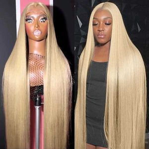 Synthetic Wigs 30 Inch 613 Human Hair Wigs 13x6 Straight Blonde Lace Front Wig Human Hair Brazilian Colored 13x4 Hd Lace Frontal Wigs For Women 240318