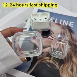 Per AirPods Pro 2 Airpod Cuffie Bluetooth Accessori Air Pods Pro 2 Custodia protettiva in TPU Airpods 2 Cuffie auricolari Apple wireless 2a generazione