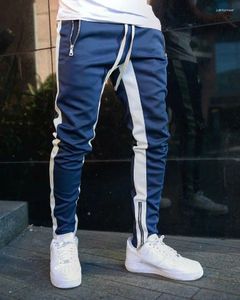 Men's Pants Streetwear Men Clothing Sport Fashion Stitching Stacked Sweatpants Undefined Joggers Tracksuit Zipper Pocket