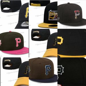 17 Colors Men's Baseball Snapback Hats Classic Flowers Black Yellow Hip Hop" Sport Letter Gold P mesh Adjustable Caps Chapeau Stitch Au5-05