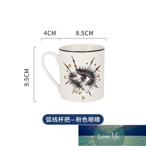 Moda criativa caneca masculina e feminina copos de cerâmica estudante doméstico casal leite xícara de café caneca de grande capacidade