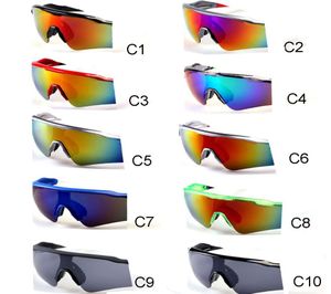 Óculos de sol clássicos para ciclismo Dazzle Color Mens Sun Glasses nos EUA Onepiece Black Dark Lens Cool Design Toldos Esportes ao ar livre Mot6049986