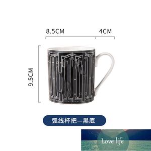 Luxury Deisgner Creative Mug Men's and Women's Ceramic Cups Student Hushåll Par Milk Coffee Cup Large Capacity Mug