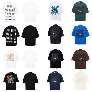 24ss summer fashion mens women designer t shirt Truth Eye print dark style hip-hop casual short sleeved loose T-shirt oversized top trend