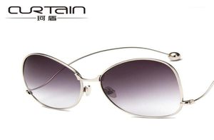 Luxury Hipster Personality Womenmen Driving Shades Sun Glasses Italy varumärke stor ram Färgglada Jinnnn solglasögon5545820