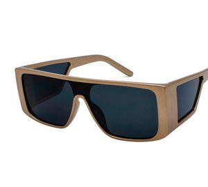 Botern överdimensionerade sköld solglasögon mens lyxig skugga en bit lins fyrkantig sidofönster sunnies kvalitet glasögon United st8791588