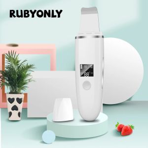 Scrubber 2022 Najnowsze z ekranem Ultrasonic Skin Scrubbber Bashhead Remover Pore Cleaner Deep Face Massager Care Sonic Peeling Urządzenie