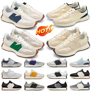 Neue 327 Laufschuhe Frauen Herren Designer 327 Sneakers Meersalz Beige weiße schwarze graue Bohnenmilch Kamel weiße Jogging Walking Sport Trainer Größe 36-45