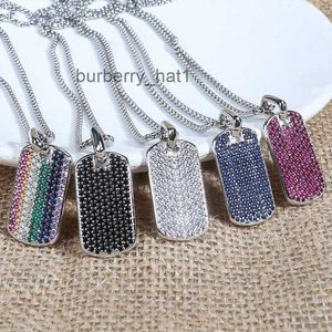 Fashion Silver Label Pendant Popular Necklace Neutral Box Chain Classic Jewelry Anniversary Valentines Day Party Gift