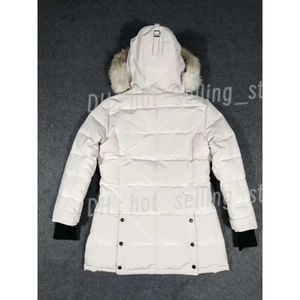 Designer Canadian Men's and Women's Down Parkas Jackets Winter Work Kläderjacka utomhusdjockad varm Keeping Par Live Broadcast Coat Goode Gooses 4D