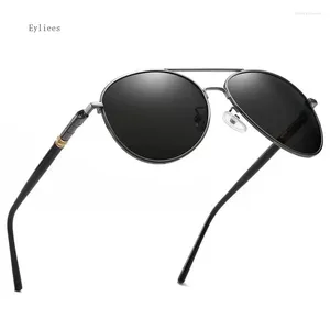 Óculos de sol de luxo masculino condução óculos de sol para homens mulheres marca designer masculino vintage preto piloto uv400