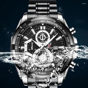 Armbanduhren Mode Vava Voom Top Marke Männer Quarzuhren Vollstahl Leuchtdatum Wasserdichte Sport Business Uhr Männlich Orologio da Uomo