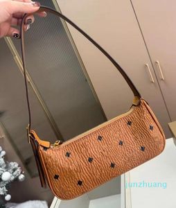 2024 Bag Designer Schulter Frauen Unterarm Luxus Handtasche Clutch Handtasche Mode Geldbeutel Lady Outdoor Einkaufstasche Schwarz und braune Farben Wählen Sie