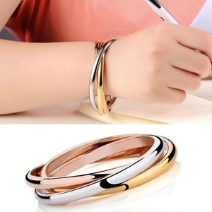 Armreif Accessoires Ehepaar Armreifen Frauen Geschenktemperament Sets Armband Einfache Pulseras Koreanische Juwely im koreanischen Stil