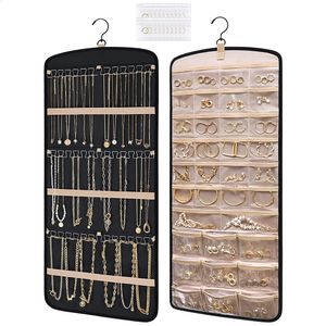 Earrings Hanging Organizer Wall Holder for Jewelry Necklace Rings Studs Display Stand 240309