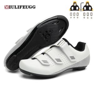 Boots Miulife Flat Shoes Mtb Speed ​​Route Cycling Sneakers Clits Men Sports Road Dirt Bike Racing Women Cykel Spd Cleat Footwear