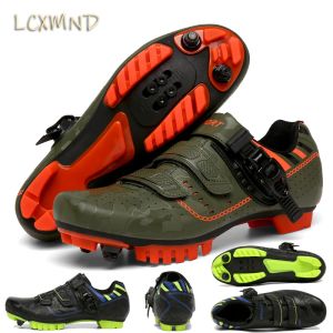 Shoes Women Men Breathable Vent Water Resistant MTB Bike Mountain Comfortable Spd Biking Road Speed Flat Sneakers Bicycle Cycle Shoes