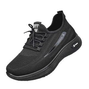 HBP Non-Brand Soft elastic PU sole lace up breathable mens cushioning light weight running sports casual walking shoes sneakers for man