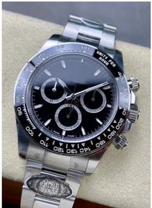 Clean Factory Super Edition Watches 126500 Black Ceramic 42 mm CAL.4131 Ruch Automatyczne zegarek mechaniczny Wodoodporny 904L ze stali nierdzewnej ze stali nierdzewnej