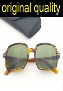 En Kalite Ray 1973 Güneş Gözlüğü Erkek Kadınlar Asetate Çerçeve Kare Cam Lensler Erkek Kadın Oculos Gafas de Sol7851124