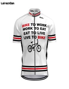 lairschdan new 2020 Mens Cycling Jersey Tops Cool White Mtb Bike Clothing Pro Bicycle Shird半袖Hombre4315914