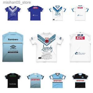 Jerseys infant Bulldogs Kids Home / Away / Indigenous / Anzac / Rugby Jersey Cronulla-Sutherland Sharks Jersey Q240318