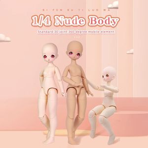 Dream Fairy 1/4 BJD Plastikowy materiał Nude Doll White Tan Skin 16 -calowa kulka Balled Doll Kawaii Toy dla dziewcząt 240304