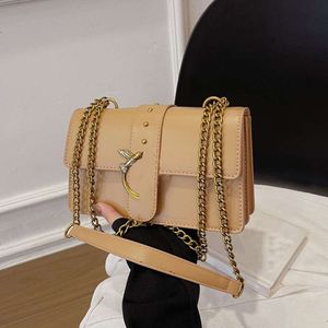 luxury solid color designer shoulder bag bird applique crossbody bags fashion women underarm chain tote Bag wallet