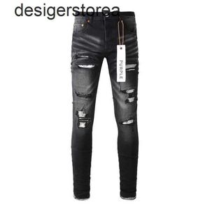 Dżinsowe spodnie Purple dżinsy designer jean dżinsy czarne proste spodnie C3 Wysokiej jakości dresowe projektowanie retro Streetwear Projektanci pant Cyd24030603