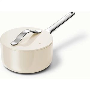 Nonstick keramisk såspanna med lock 3 Qt-non toxicfree-oven säker kompatibel med alla spovetops gaselektriska induktion 240313